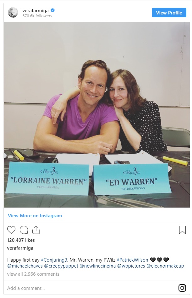 Vera Farmiga Shares First Photo From The Conjuring 3