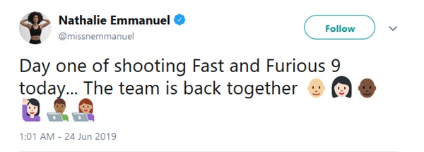 Fast & Furious 9 Begins Shooting