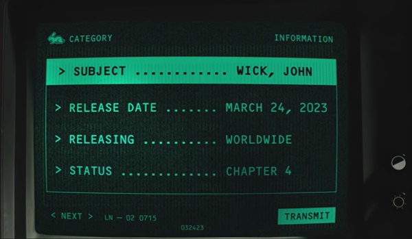 John Wick: Chapter 4 Teaser Reveals New 2023 Release Date